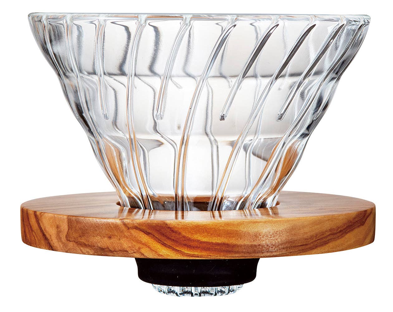 HARIO V60 Glass Dripper 02: Olive Wood