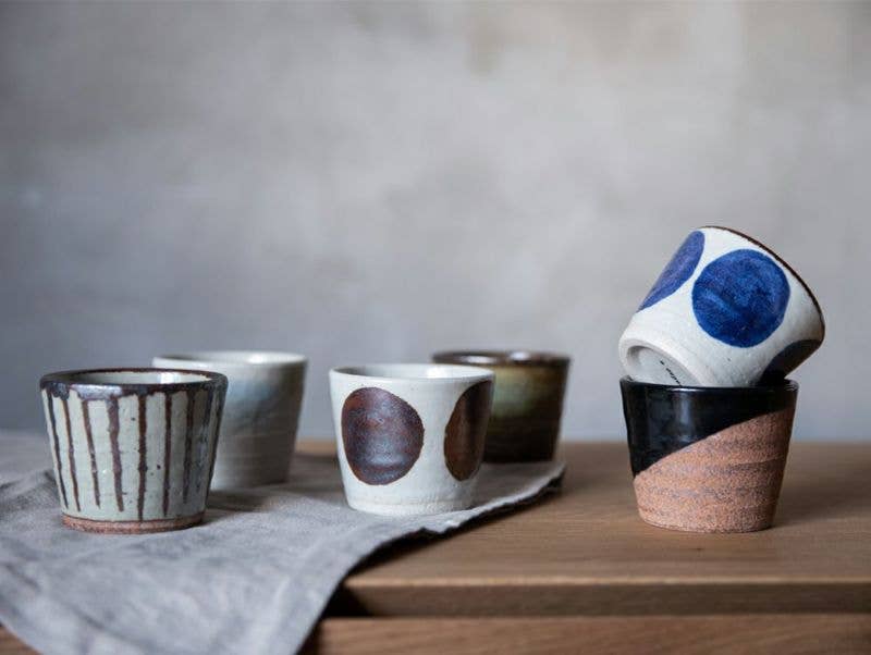 OTOHA Irodori Ceramic Cup: Nasu
